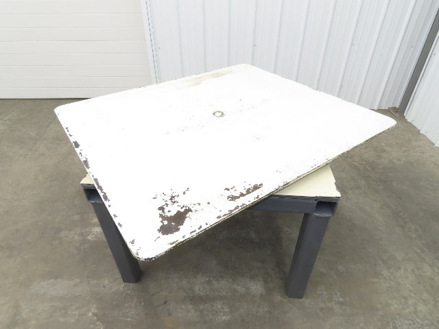 1/2" Steel Top Fabrication Welding Turn Table Work Bench 48"x42"x28.5"