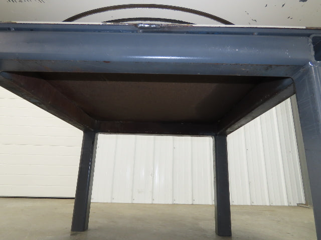 1/2" Steel Top Fabrication Welding Turn Table Work Bench 48"x42"x28.5"