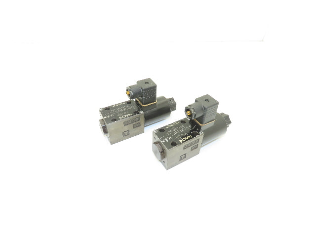 Nachi Hydraulic Directional Control Solenoid Valve 24VDC Lot of 2
