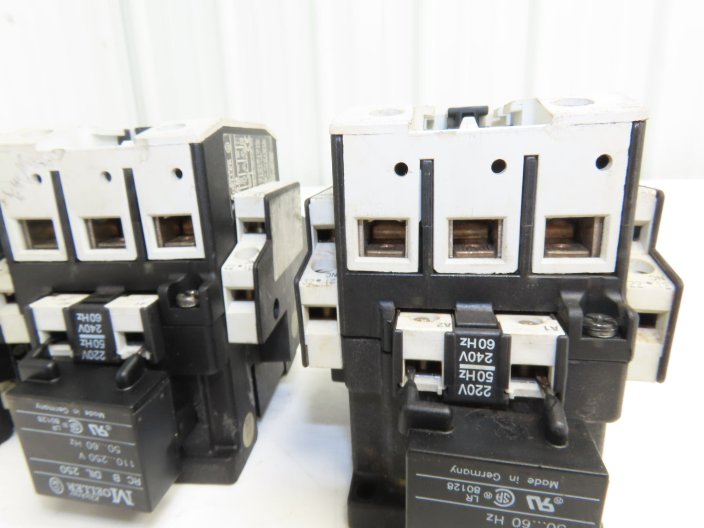 Moeller DIL1AM 3-Pole IEC Contactor 55A 220/240V Coil 25Hp 460V 3PH Lot of 4