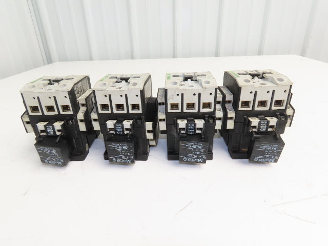 Moeller DIL1AM 3-Pole IEC Contactor 55A 220/240V Coil 25Hp 460V 3PH Lot of 4