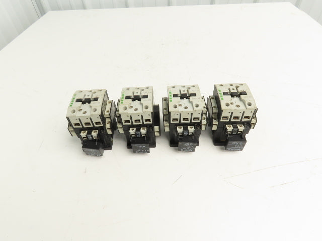 Moeller DIL1AM 3-Pole IEC Contactor 55A 220/240V Coil 25Hp 460V 3PH Lot of 4
