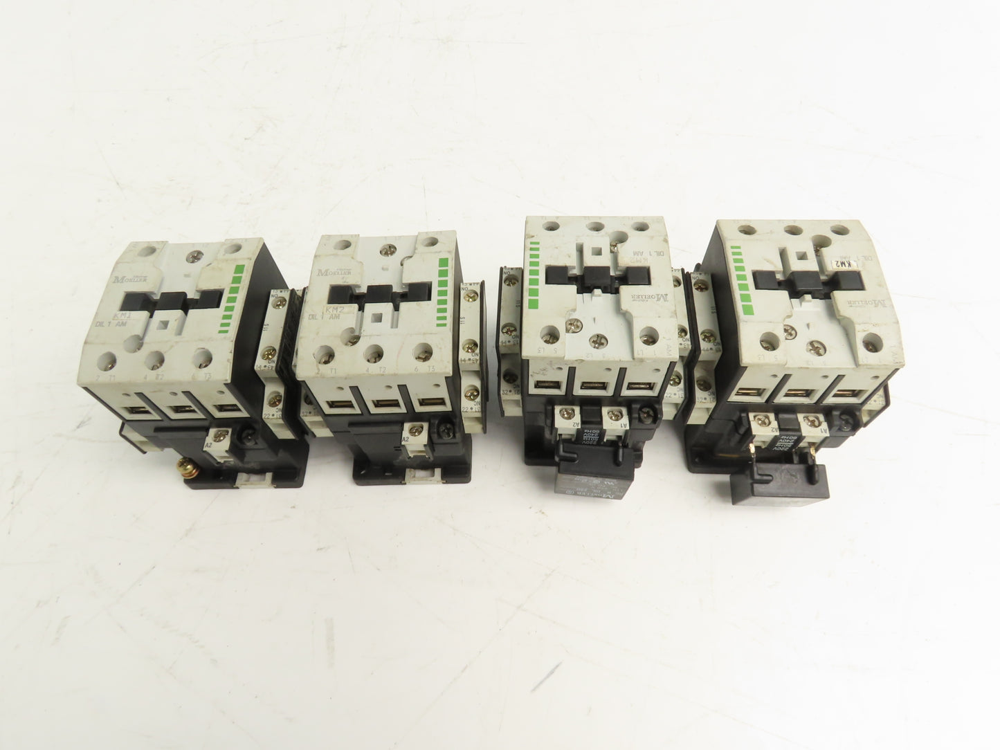 Moeller DIL1AM 3-Pole IEC Contactor 55A 220/240V Coil 25Hp 460V 3PH Lot of 4
