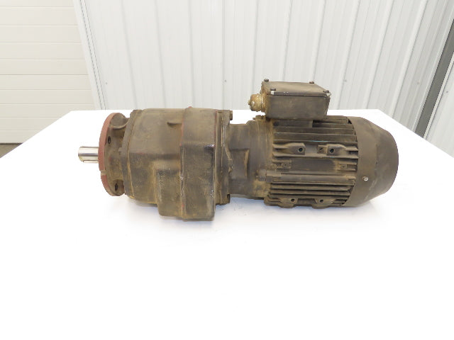 Nordson SICR26B28-WU-DA90LK-H-4G Inline Gearmotor 87.9rpm 2.6Kw 230V 3PH IEC 90L