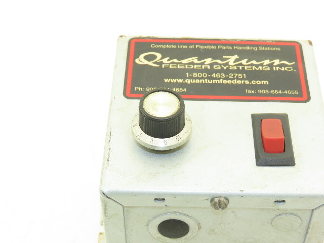 Quantum Feeder Systems 121-880 FC-40 Plus Cycle Feeder Control Station 120VAC