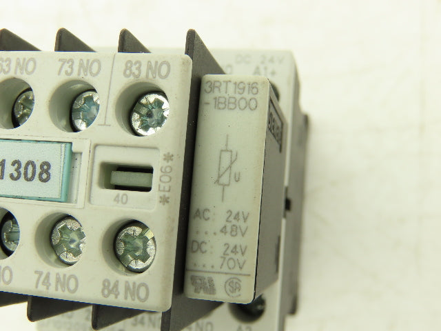 Siemens Motor Starter Contactor 24V Coil 1.5Hp 600V Lot of 2