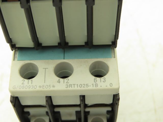 Siemens 3RT1025-1B Motor Starter Contactor 24V Coil 15Hp 600V Lot of 2