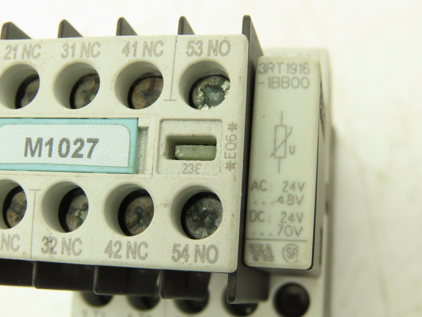 Siemens 3RU1116-1BB0 Motor Starter Contactor Relay 24V Coil 5Hp 600V Lot of 2