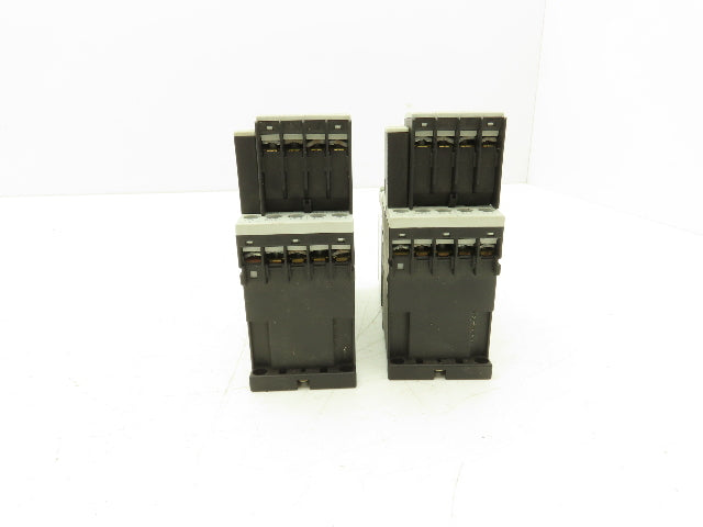 Siemens 3RU1116-1BB0 Motor Starter Contactor Relay 24V Coil 5Hp 600V Lot of 2