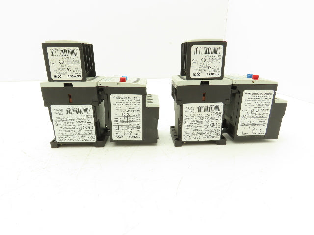 Siemens 3RU1116-1BB0 Motor Starter Contactor Relay 24V Coil 5Hp 600V Lot of 2