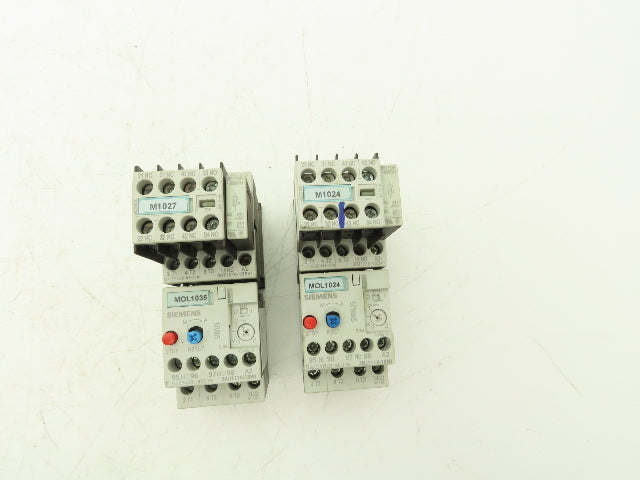 Siemens 3RU1116-1BB0 Motor Starter Contactor Relay 24V Coil 5Hp 600V Lot of 2