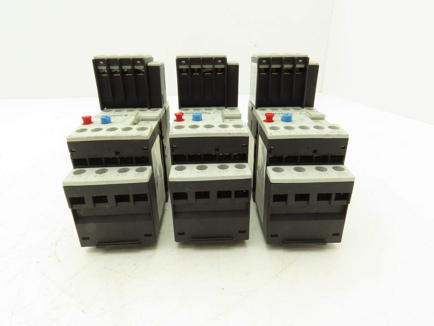 Siemens 3RU1116-1AB0 Motor Starter Contactor Relay 24V Coil 5Hp 600V Lot of 3