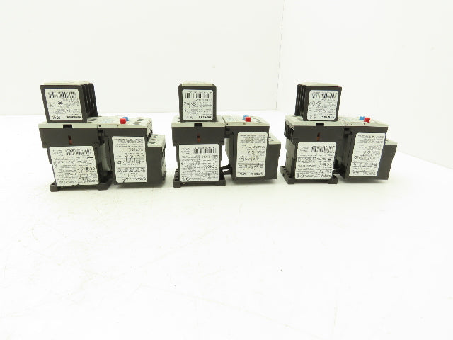 Siemens 3RU1116-1AB0 Motor Starter Contactor Relay 24V Coil 5Hp 600V Lot of 3