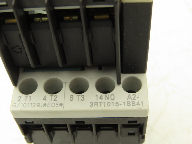Siemens 3RT1015-1BB41 Motor Starter Contactor 24V Coil 5Hp 600V Lot of 3