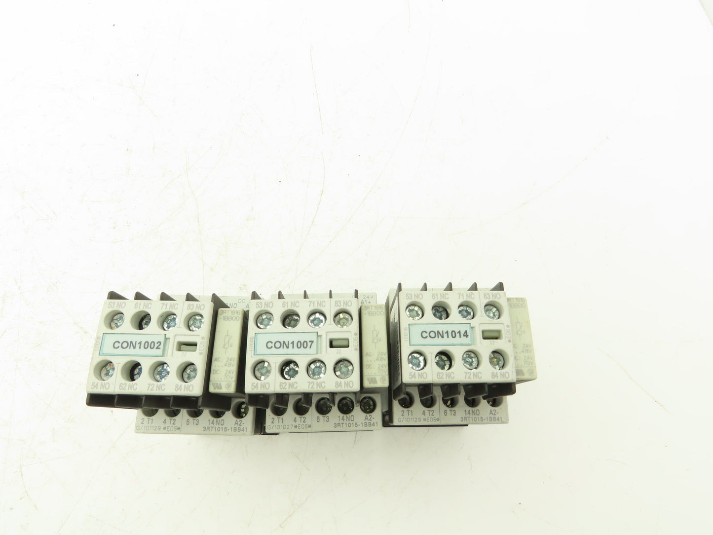 Siemens 3RT1015-1BB41 Motor Starter Contactor 24V Coil 5Hp 600V Lot of 3