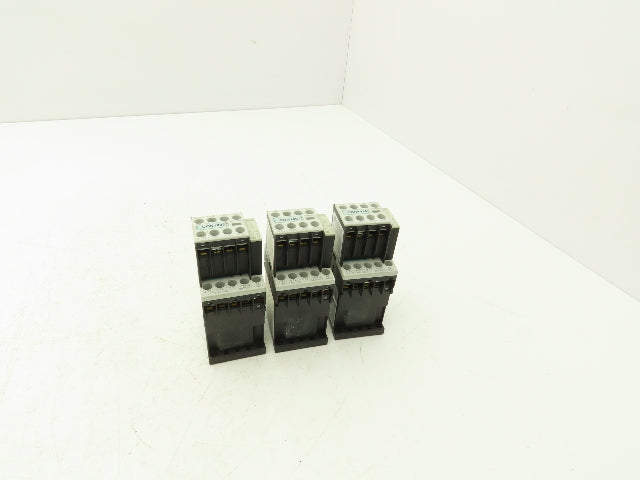 Siemens 3RT1015-1BB41 Motor Starter Contactor 24V Coil 5Hp 600V Lot of 3