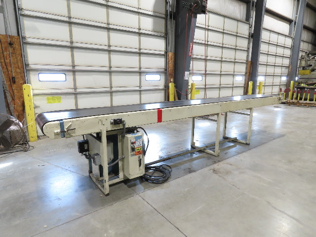 Sparks Dura-Drive 28"x 18' 4" Conveyor 23"Belt 1Hp 460V Variable Speed