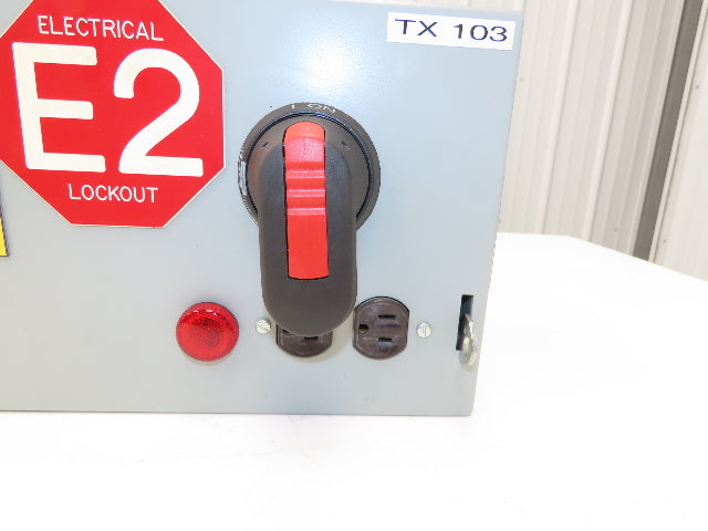 Marcie LD2000-PL-200K Stepdown Transformer Disconnect 2kva 1Ph HV 480V LV 120V