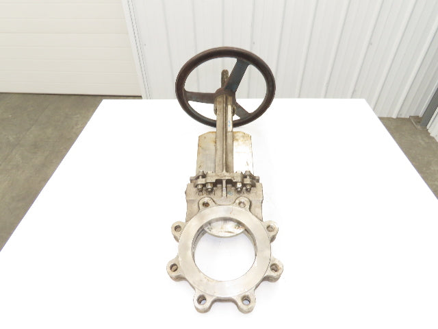Velan L14-0310C-13SL 6" Stainless Knife Gate Valve Rising Stem Metal Seat #150