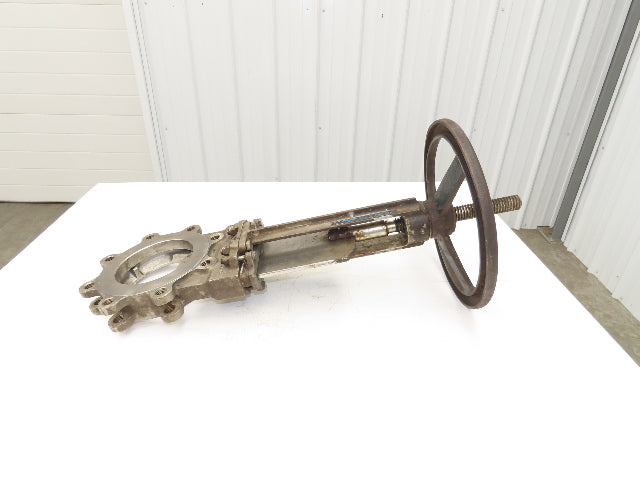 Velan L14-0310C-13SL 6" Stainless Knife Gate Valve Rising Stem Metal Seat #150