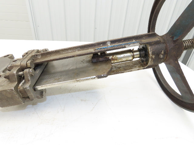 Velan L14-0310C-13SL 6" Stainless Knife Gate Valve Rising Stem Metal Seat #150
