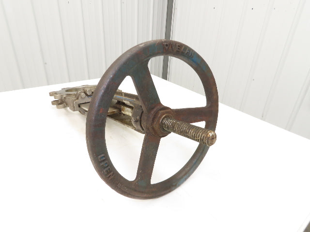 Velan L14-0310C-13SL 6" Stainless Knife Gate Valve Rising Stem Metal Seat #150
