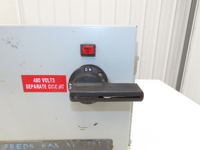 Daykin GPFS-05 GS Stepdown Transformer Disconnect 1kva 1Ph HV 480V LV 120V