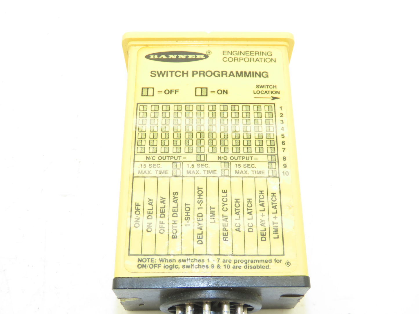 Banner CL5RA Maxi-Amp Logic Relay Module I/O 110/220V 4VA