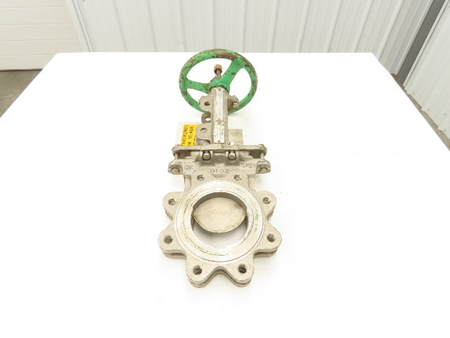 Rovalve Technaflow S17D04-MH-D2 4" Stainless Knife Gate Valve Rising Stem #150
