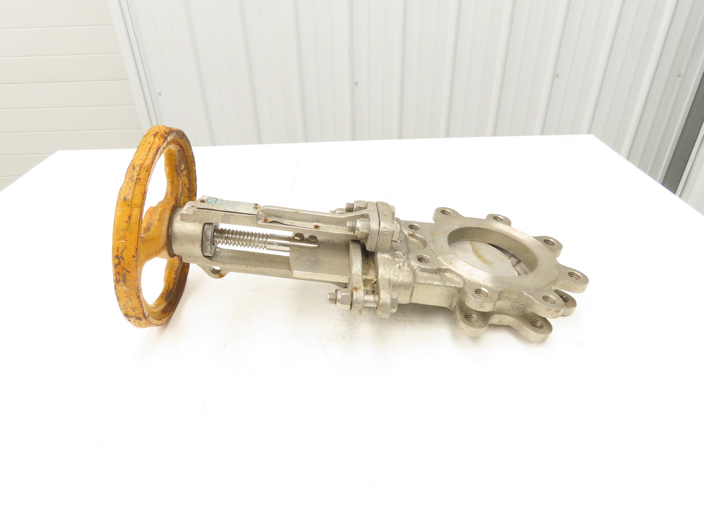 A-C Valve 76-4 304 Stainless 4" Knife Gate Valve Rising Stem Metal Seat