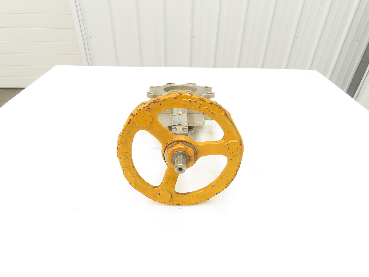 A-C Valve 76-4 304 Stainless 4" Knife Gate Valve Rising Stem Metal Seat