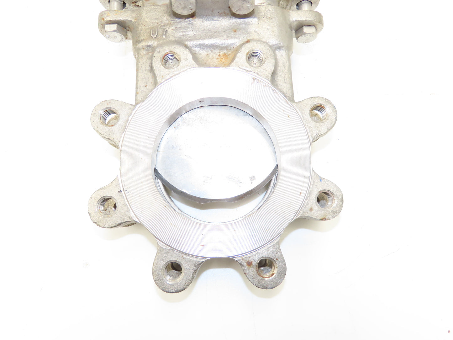 A-C Valve 76-4 304 Stainless 4" Knife Gate Valve Rising Stem Metal Seat