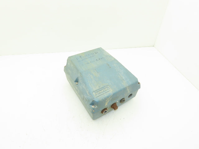 Foxboro Magnetic Flow Transmitter 120VAC 0-5mV Input 4-20mA Output 1000O Max