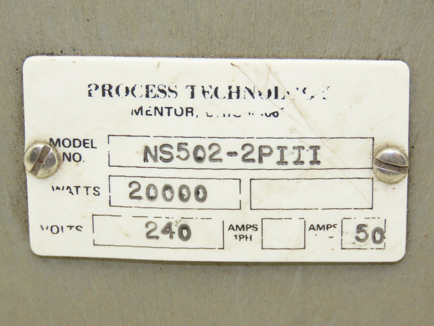 NS502-2PIII Temperature Controller with two P III-A High Temp Cutoff Boards