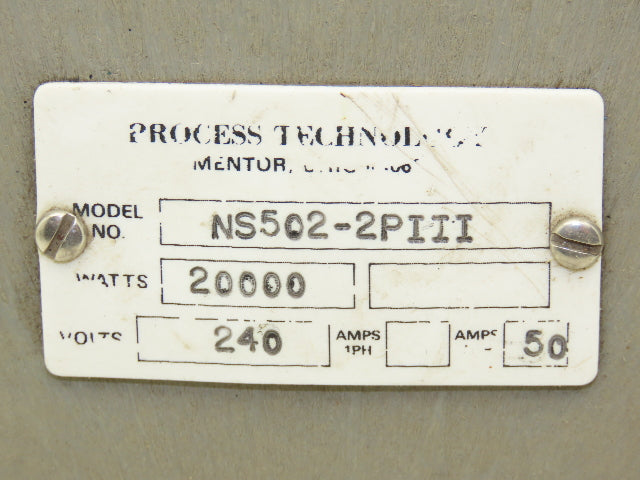 NS502-2PIII Temperature Controller with two P III-A High Temp Cutoff Boards