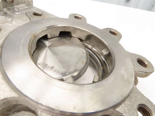 Velan L12-0320B-13BL 4" 316 Stainless Knife Gate Valve Rising Stem Metal Seat
