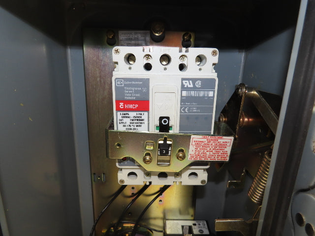 Allen Bradley 513 Combination Motor Starter Disconnect 600V 3Ph 5Hp