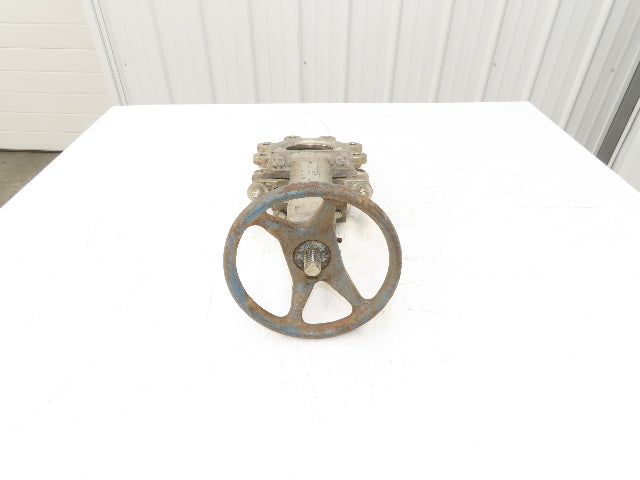 DeZurik KBD 4" Stainless Lug Knife Gate Valve Rising Stem 304SS *Bad Seal*