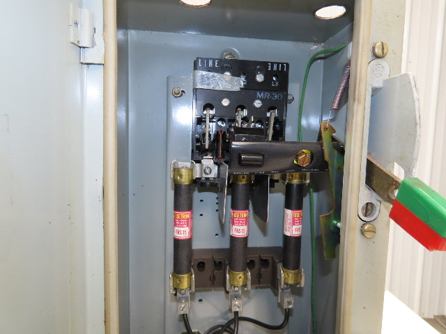 GE NP-161815-1 Fused 10Hp Combination Motor Starter 30 Amp 600v 3ph Size 0