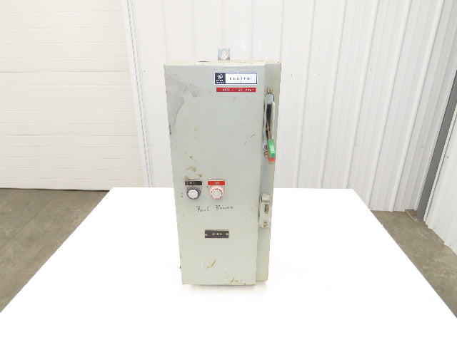GE NP-161815-1 Fused 10Hp Combination Motor Starter 30 Amp 600v 3ph Size 0