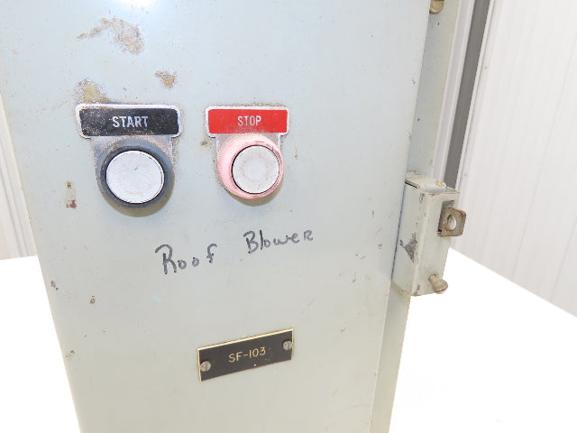 GE NP-161815-1 Fused 10Hp Combination Motor Starter 30 Amp 600v 3ph Size 0