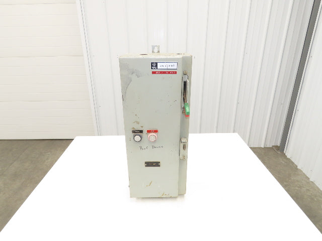 GE NP-161815-1 Fused 10Hp Combination Motor Starter 30 Amp 600v 3ph Size 0