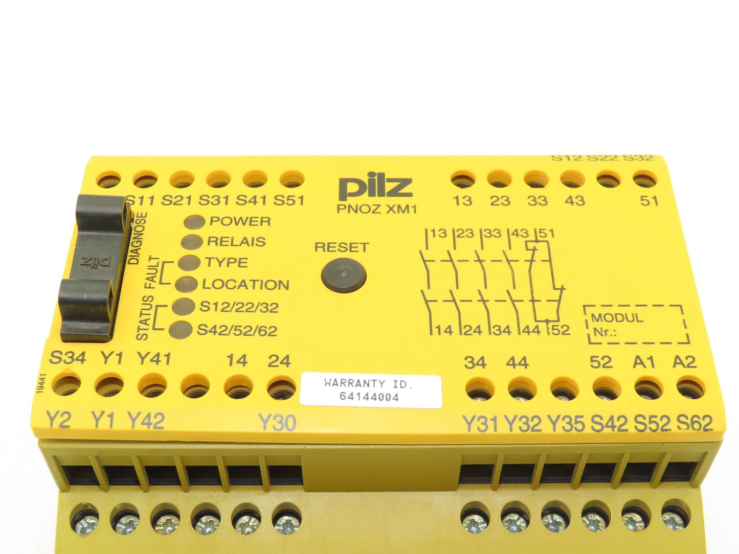 Pilz PNOZ XM1 774600 Safety Control Relay Module 24VDC 4n/o 1n/c 2so