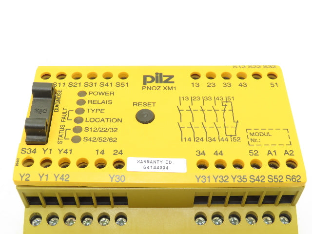 Pilz PNOZ XM1 774600 Safety Control Relay Module 24VDC 4n/o 1n/c 2so