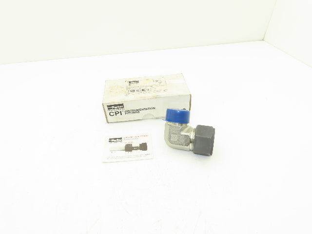 Parker 20-20 CBZ-SS Stainless Compression 90° Elbow 1-1/4" Tube x 1-1/4" NPT