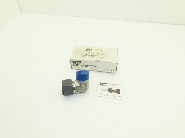 Parker 20-20 CBZ-SS Stainless Compression 90° Elbow 1-1/4" Tube x 1-1/4" NPT