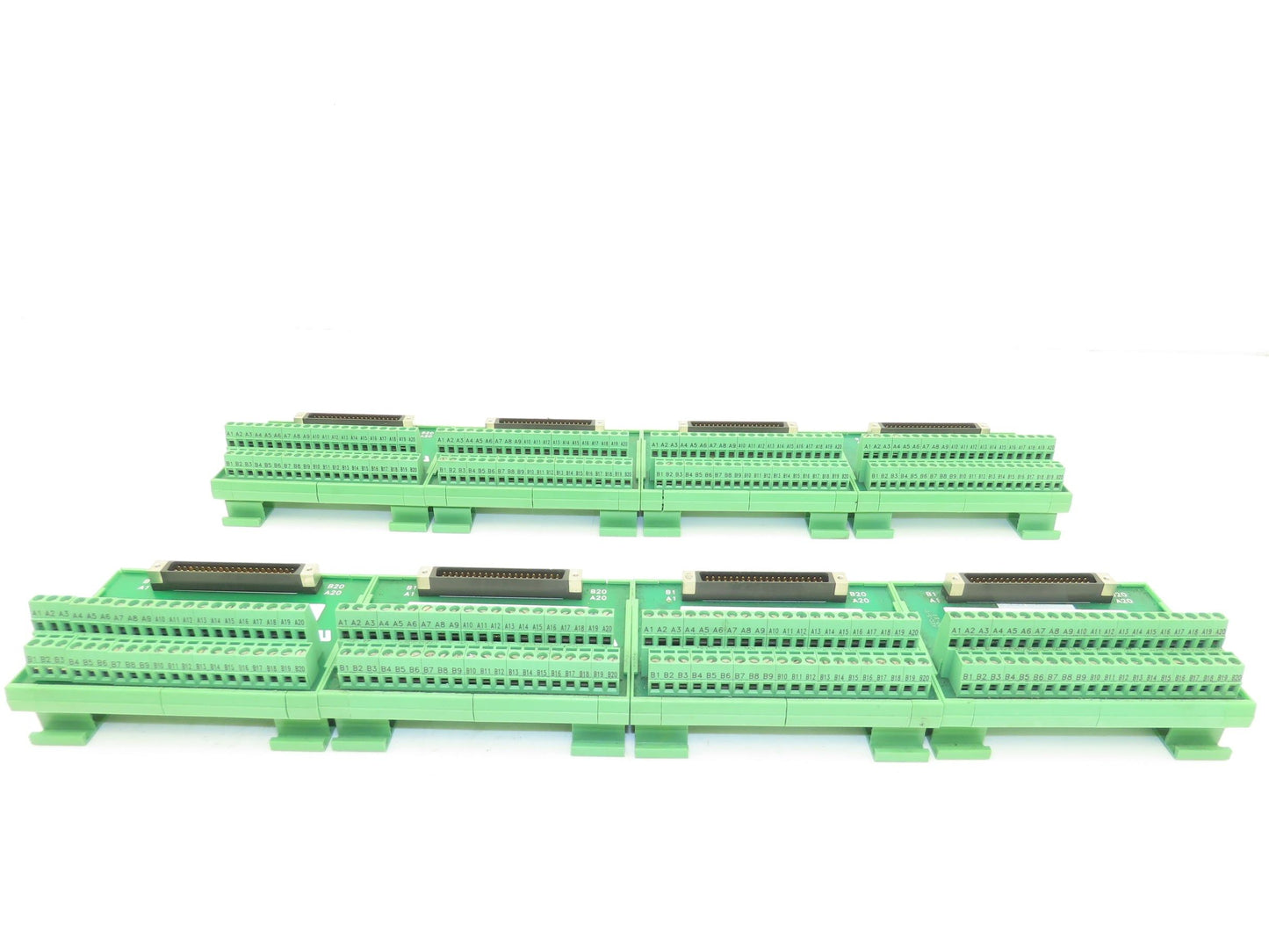 ICT 5535392 Terminal Connection Interface Board Flat Ribbon Cable Lot of 8