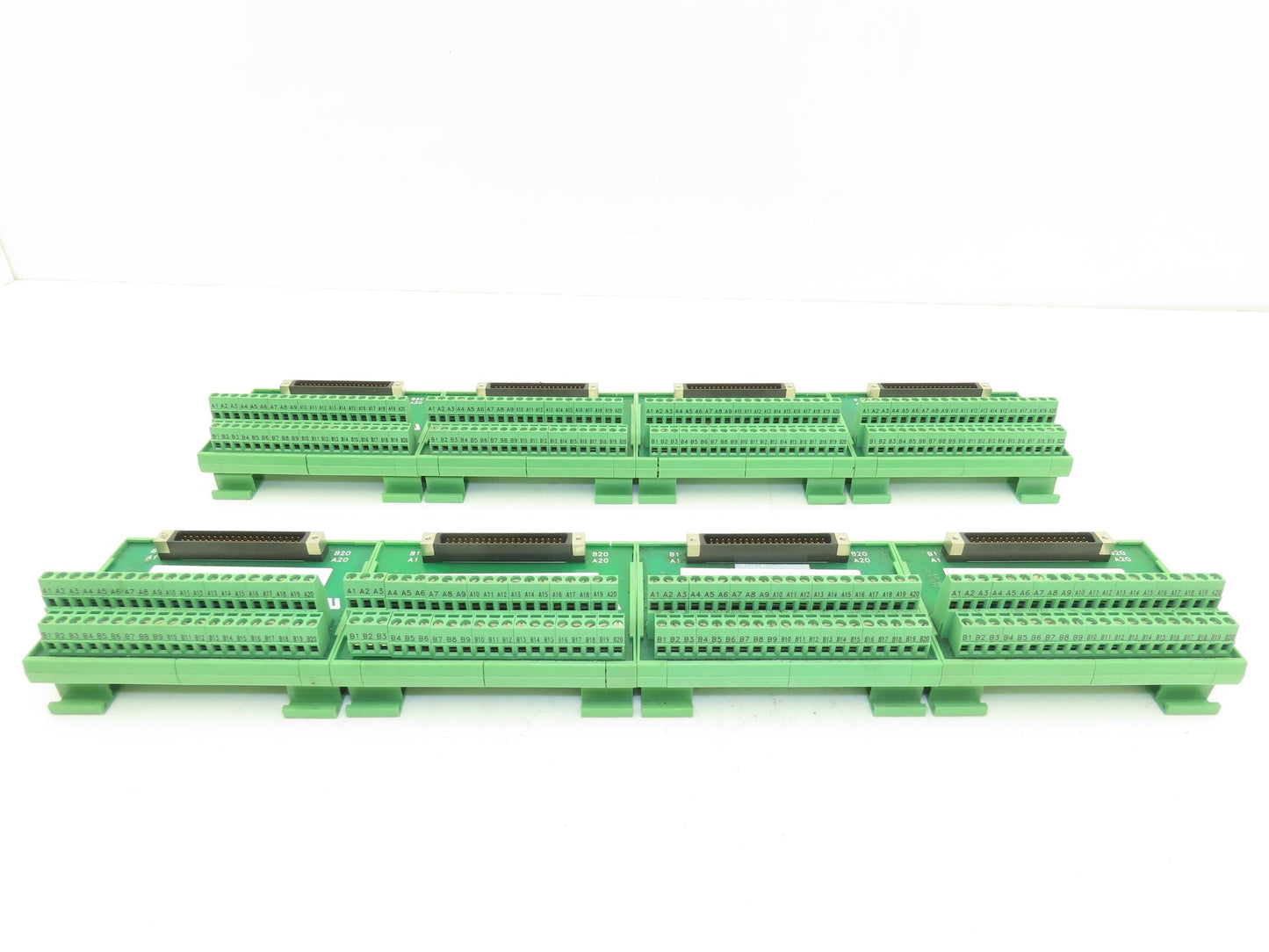 ICT 5535392 Terminal Connection Interface Board Flat Ribbon Cable Lot of 8