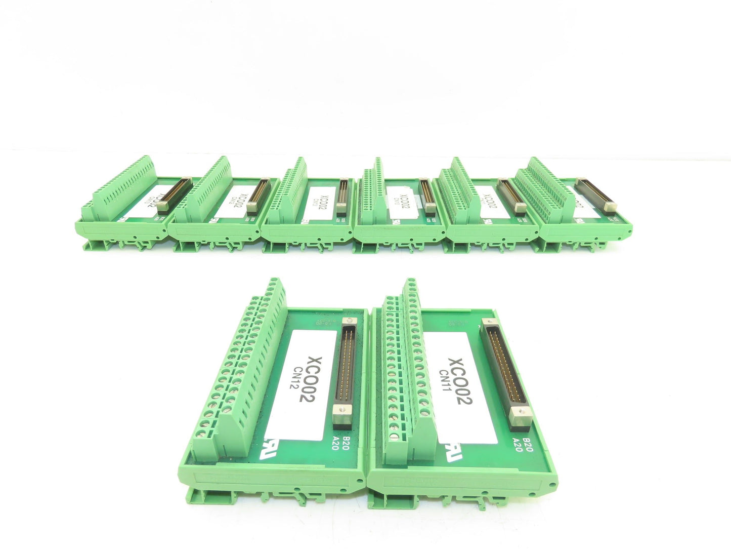 ICT 5535392 Terminal Connection Interface Board Flat Ribbon Cable Lot of 8