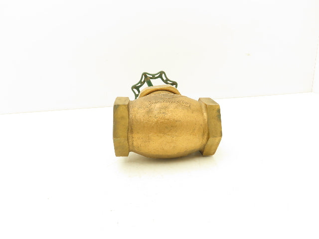 Jenkins 106-A 2" Bronze Globe Check Valve Rising Stem 119-A Steam Disc #150